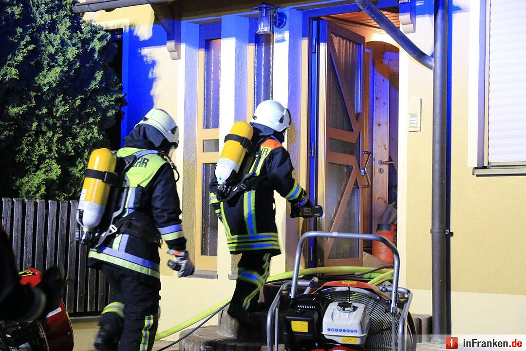 Brand in Roßdorf am Forst
