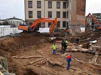 Nahe der Bamberger Promenade sind seit Wochen die Bodendenkmalpfleger tätig. Foto: Ronald Rinklef