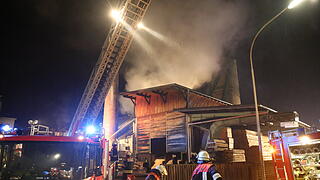 Brand in Sägewerk in Wallenfels