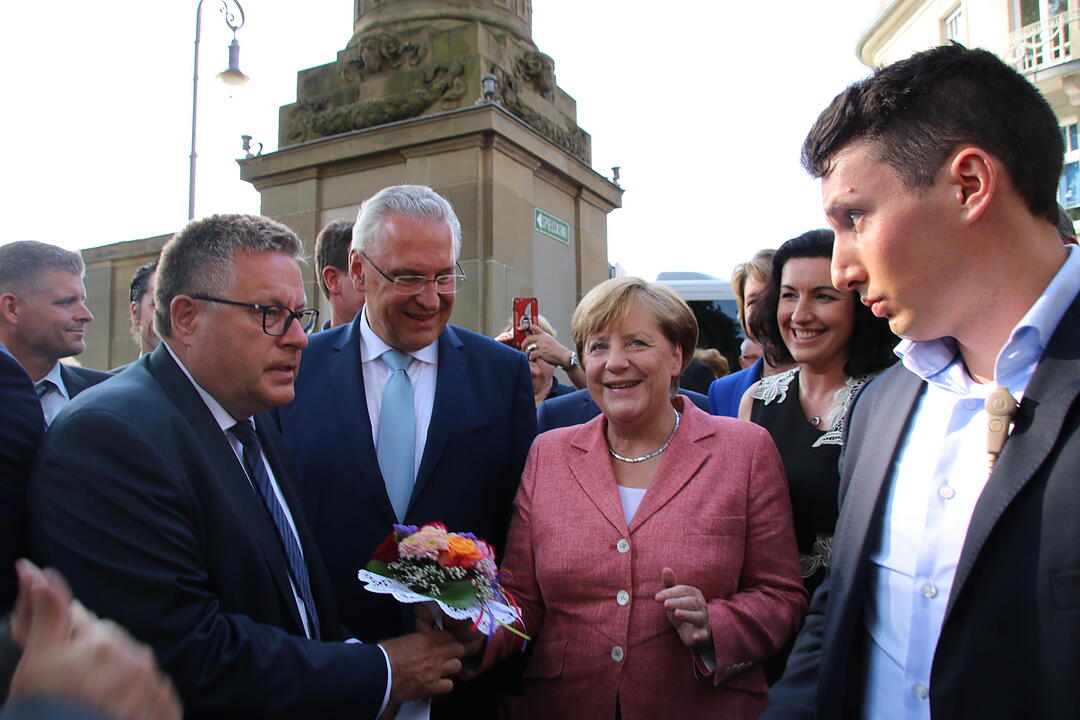 Angela Merkel zu Besuch in Bad Kissingen