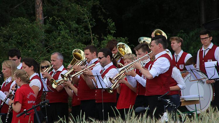 Musik zur Einweihung des neuen Rannunger Radwegs. Dieter Britz