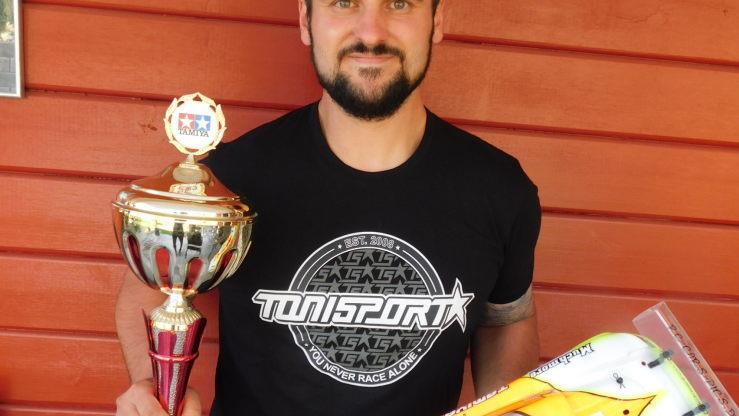 Mit diesem Racing-Car Marke Eigenbau gewann Klaus Waldmann die Deutsche Meisterschaft und den dazu gehörenden Pokal. Foto: Horst Wunner
