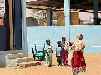 Fl&uuml;chtlingslager Abouteng&eacute; im Tschad