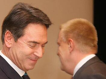 Zwei Männer mit vielen unterschiedlichen Meinungen: Unternehmer Michael Stoschek (links) und Coburgs Oberbürgermeister Norbert Kastner.  Foto: CT-Archiv/Jochen Nützel