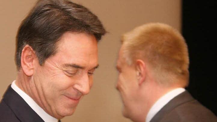 Zwei Männer mit vielen unterschiedlichen Meinungen: Unternehmer Michael Stoschek (links) und Coburgs Oberbürgermeister Norbert Kastner.  Foto: CT-Archiv/Jochen Nützel