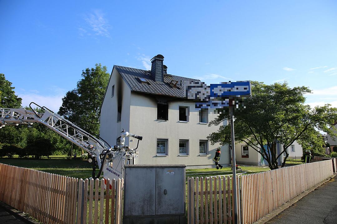 Kreis Hof: Brand in Schwarzenbach