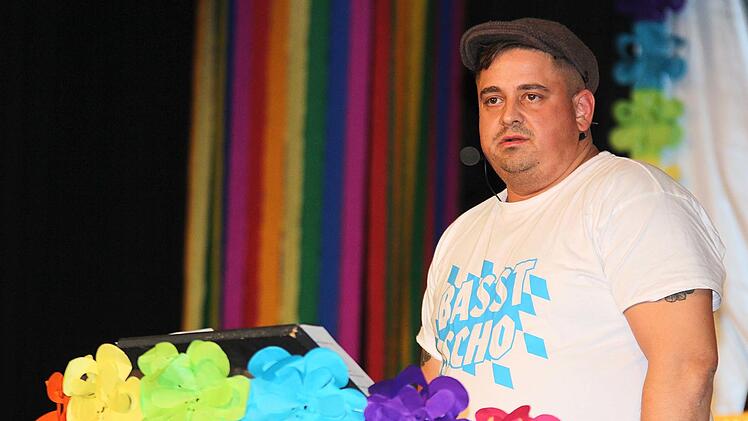 Was für ein "Quatschkopf": Johannes "Co" Kremer in seinem Element. Basst scho!