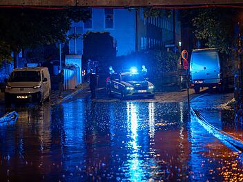 Heftige Niederschläge in Mittelfranken: Überschwemmungen in der Region Nürnberg