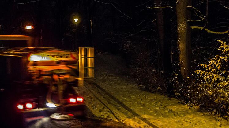 Coburger Winter-Impressionen: Winterdienst im EinsatzFoto: Jochen Berger