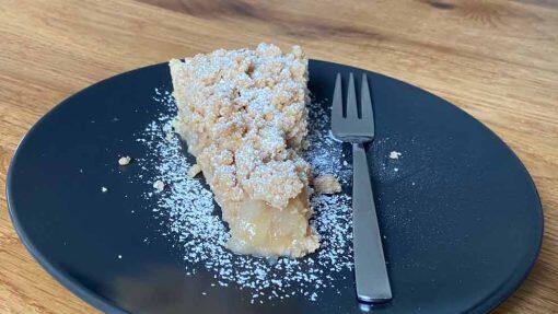 Himmlischer Apfelkuchen mit Zimtstreuseln