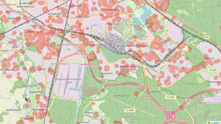 Cannabis-Karte für Nürnberg