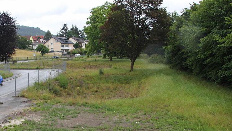 Auf über sechs Millionen Euro belaufen sich die Gesamtkosten für den Bau des neuen Feuerwehrhauses auf diesem Gelände an der Rodacher Straße in Kronach. Im Jahr 2017 möchten die Brandschützer in ihr modernes Domizil einziehen. Foto: Marco Meißner