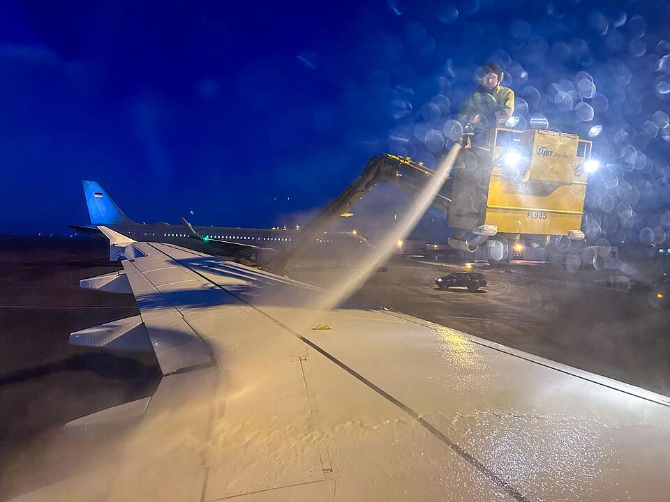 Bundesfinanzminister auf dem Weg nach Washington