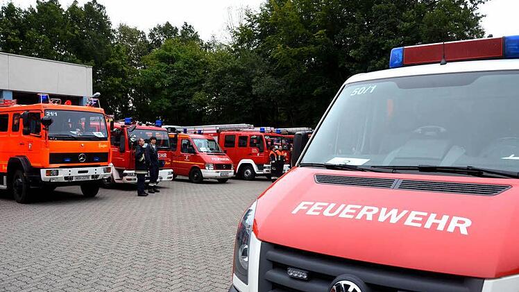 Großübung der Feuerwehr Notfallkontingente Foto: Peter Rauch