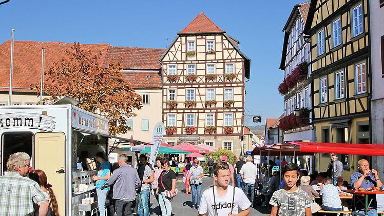 Herbstmarkt in Münnerstadt 2018. Dieter Britz