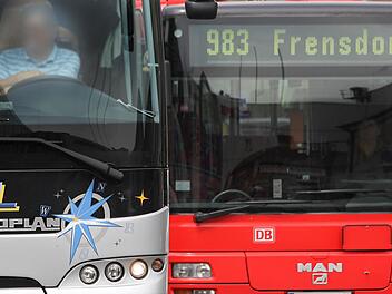 Regionalbusse im Kreis Bamberg sind derzeit noch eine bunte Mischung. Foto: Michael Gründel/Archiv