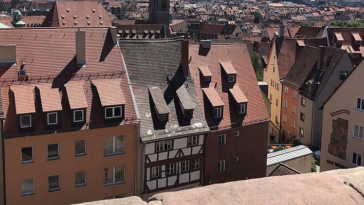 Blick &uuml;ber N&uuml;rnberg