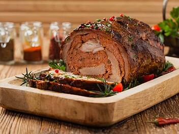 Einfacher Hackbraten