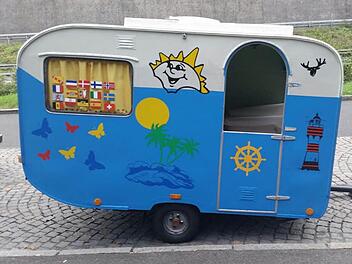 Der Wohnwagen wurde erst vor Kurzem aufwendig restauriert. Foto:privat