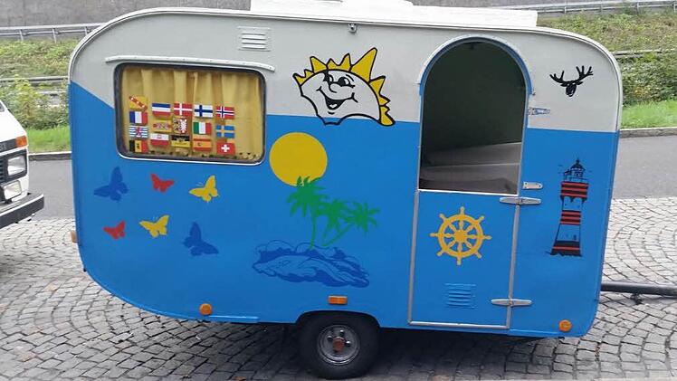 Der Wohnwagen wurde erst vor Kurzem aufwendig restauriert. Foto:privat