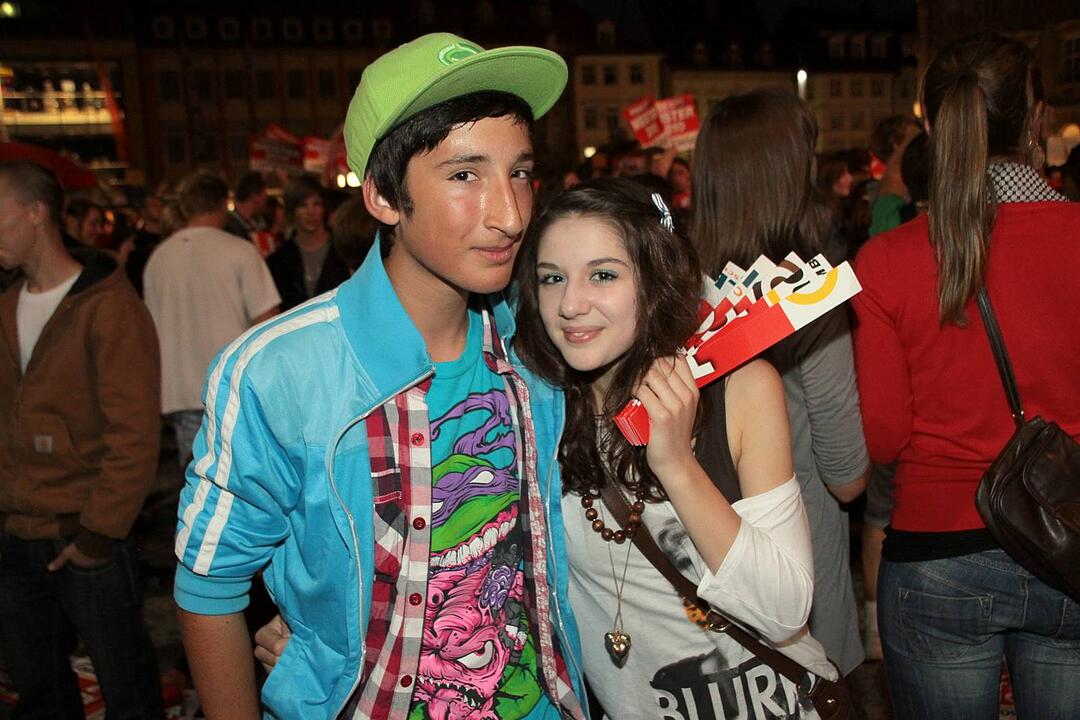 Meisterfeier Brose Baskets Bamberg Maxplatz