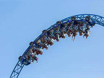 Achterbahn im Europa-Park
