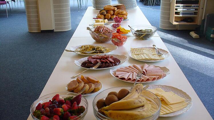 Besonders die Buffets haben es den Bewohnern angetan