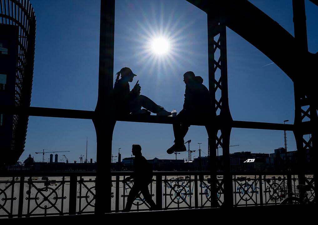 Fr&uuml;hlingswetter in M&uuml;nchen