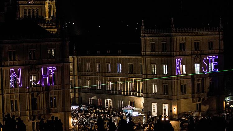 Impressionen der Coburger Museumsnacht: Blick auf Schloss EhrenbrugFoto: Jochen Berger