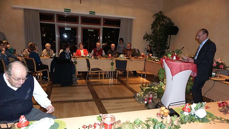 Beim Neujahrsempfang in WeisendorfRichard Sänger