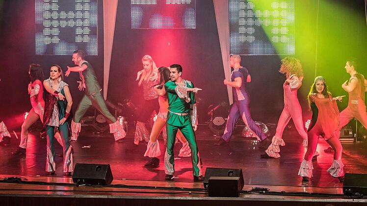 "Nacht der Musicals" im Coburger Kongresshaus: "Mamma mia"Foto: Jochen Berger