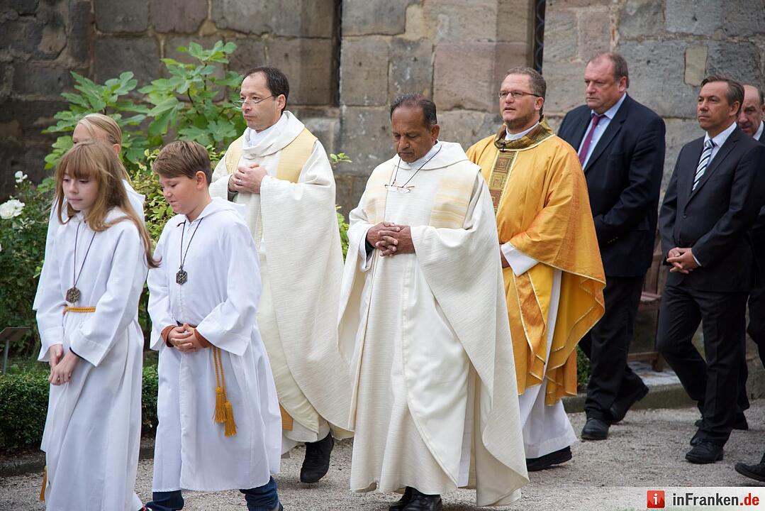 Nach einjähriger Kirchensanierung: Hannberg feiert die Wiedereröffnung der Wehrkirche der Pfarrei Geburt Mariens Hannberg