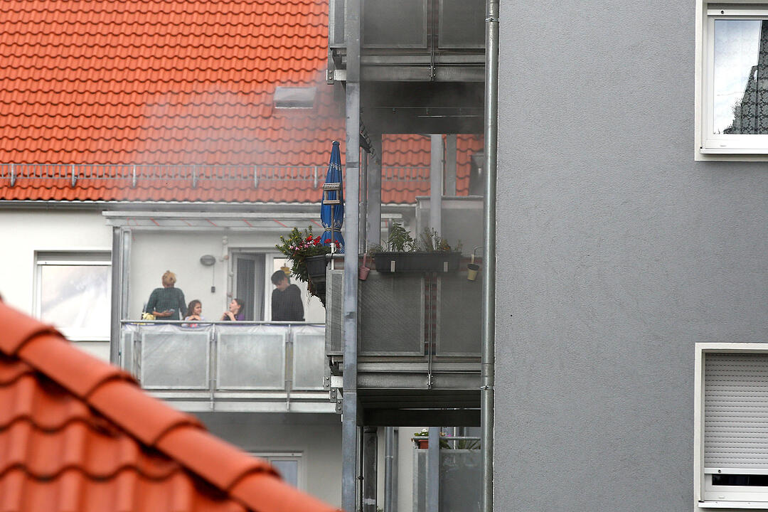 Wohnung in Mehrfamilienhaus brannte