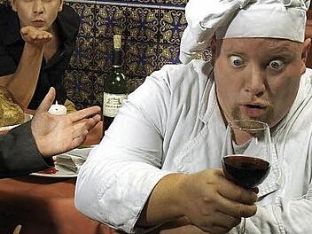 Opernsänger B. Free spielt den Koch Sanscho Panscho. Foto: privat