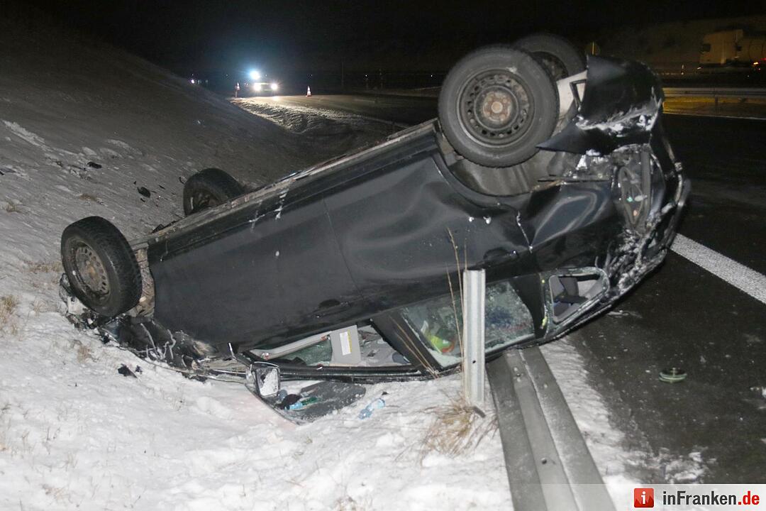 Auto überschlägt sich bei Lautertal