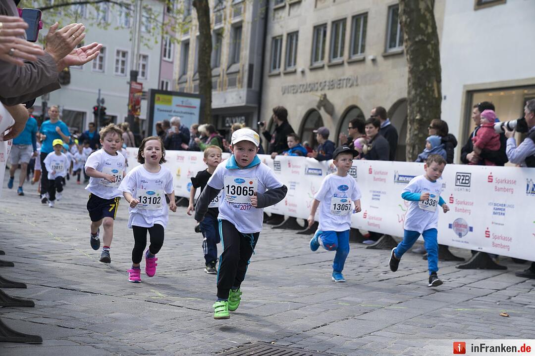 Weltkulturerbelauf in Bamberg: Der Böhnlein Bambini-Lauf 2017