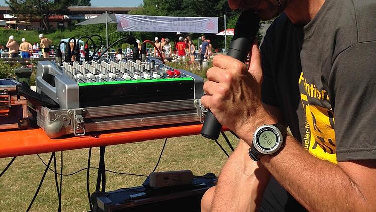 Jürgen Geißler nutzte hin und wieder den Spickzettel.  Foto: Daniel Ruppert