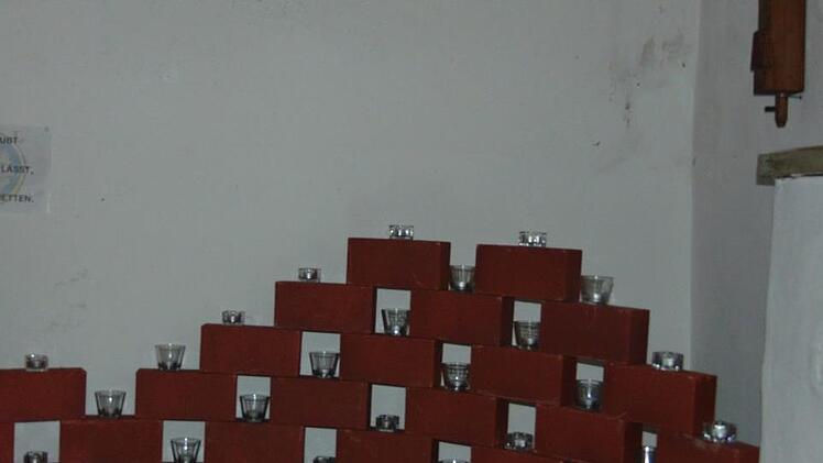 Die Wand im Stillen Zimmer. Foto: Petra Malbrich