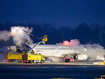 Winterwetter - Flughafen M&uuml;nchen