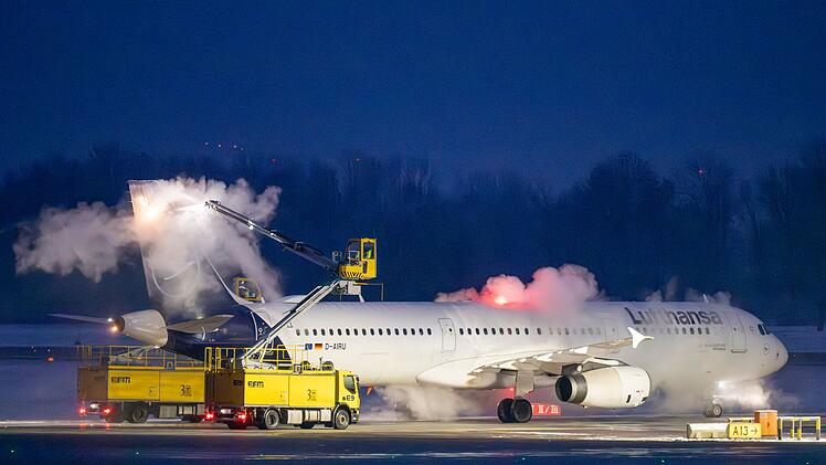 Winterwetter - Flughafen M&uuml;nchen