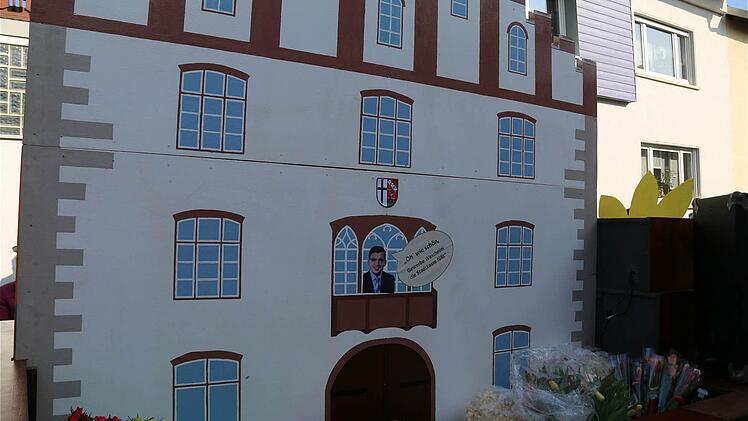 Mitten im Faschingszug in Westheim. Foto: Gerd Schaar