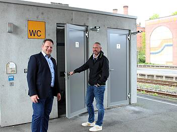 Stadt Kulmbach repariert Toilettenanlage am Bahnhof