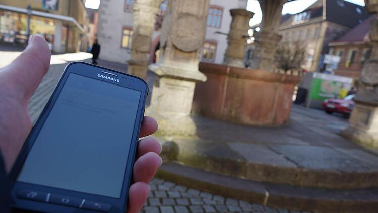 Der Marktplatz in Hammelburg ist einer der künftigen Hotspot-Standorte. Foto: Arkadius Guzy