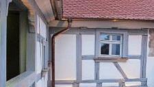 Der Innenhof der Weinstube