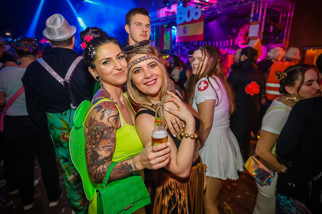Beste Partystimmung in der Stadthalle