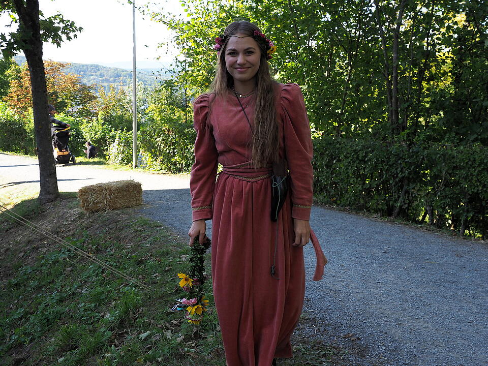 Auf der Burgruine in Bad Kissingen