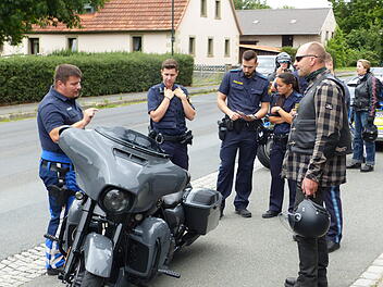 Motorrad-Kontrolle
