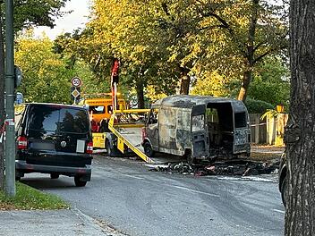 Brand in München - Großeinsatz von Polizei und Feuerwehr