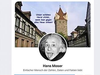 Die Zunge raus und durch - der echte Name erscheint auf der Seite nicht.