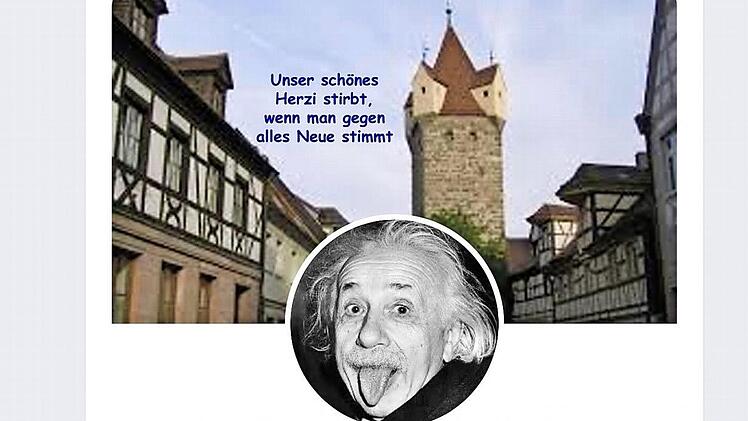 Die Zunge raus und durch - der echte Name erscheint auf der Seite nicht.